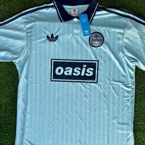 Oasis Blue Tour Tshirt. Live 25 - Adidas Originals - Fan Shirt. New With Tags